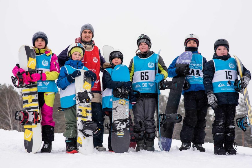 Обучение детей с 8 до 14 лет сноубордингу